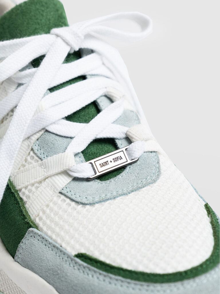 Saint and Sofia canvas trainers