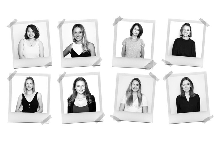Polaroids of the Saint and Sofia team