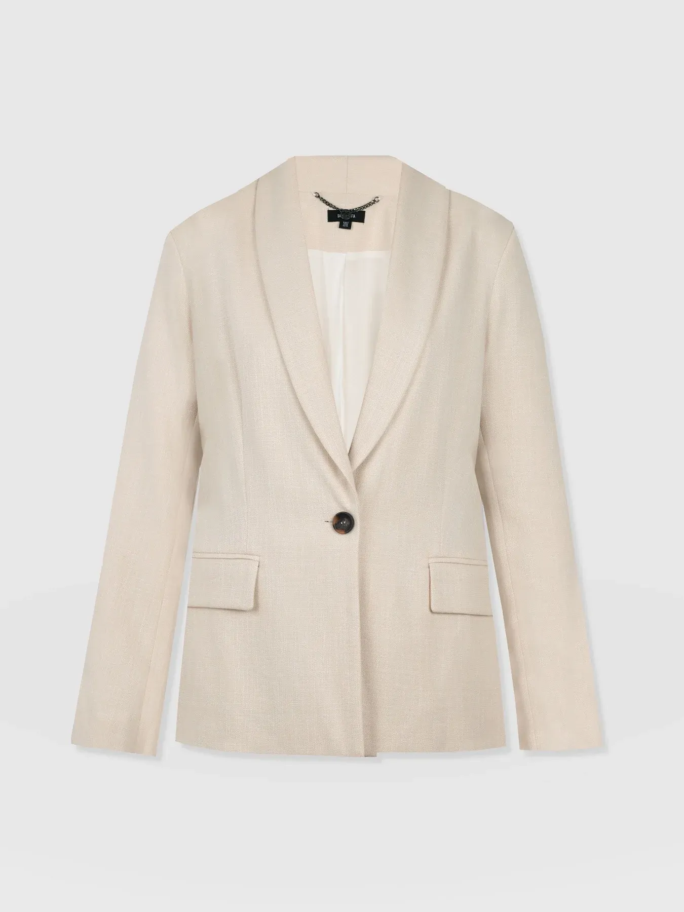 A cut out image of the Argent Blazer by Saint and Sofia.