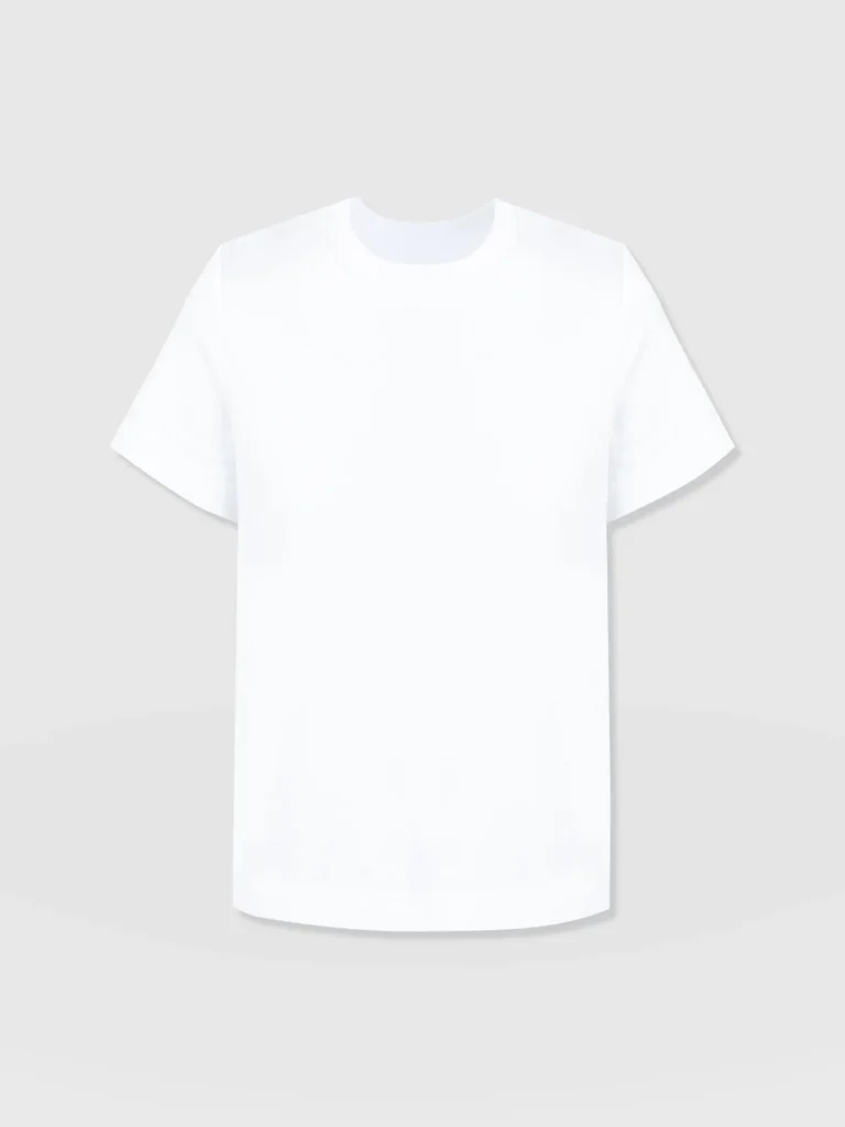 A cut out image of the Finsbury Crew Neck Tee by Saint and Sofia. A short sleeve, crew neck style with a relaxed fit.